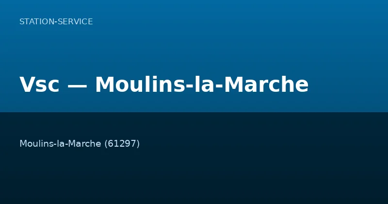 Vsc — Moulins-la-Marche